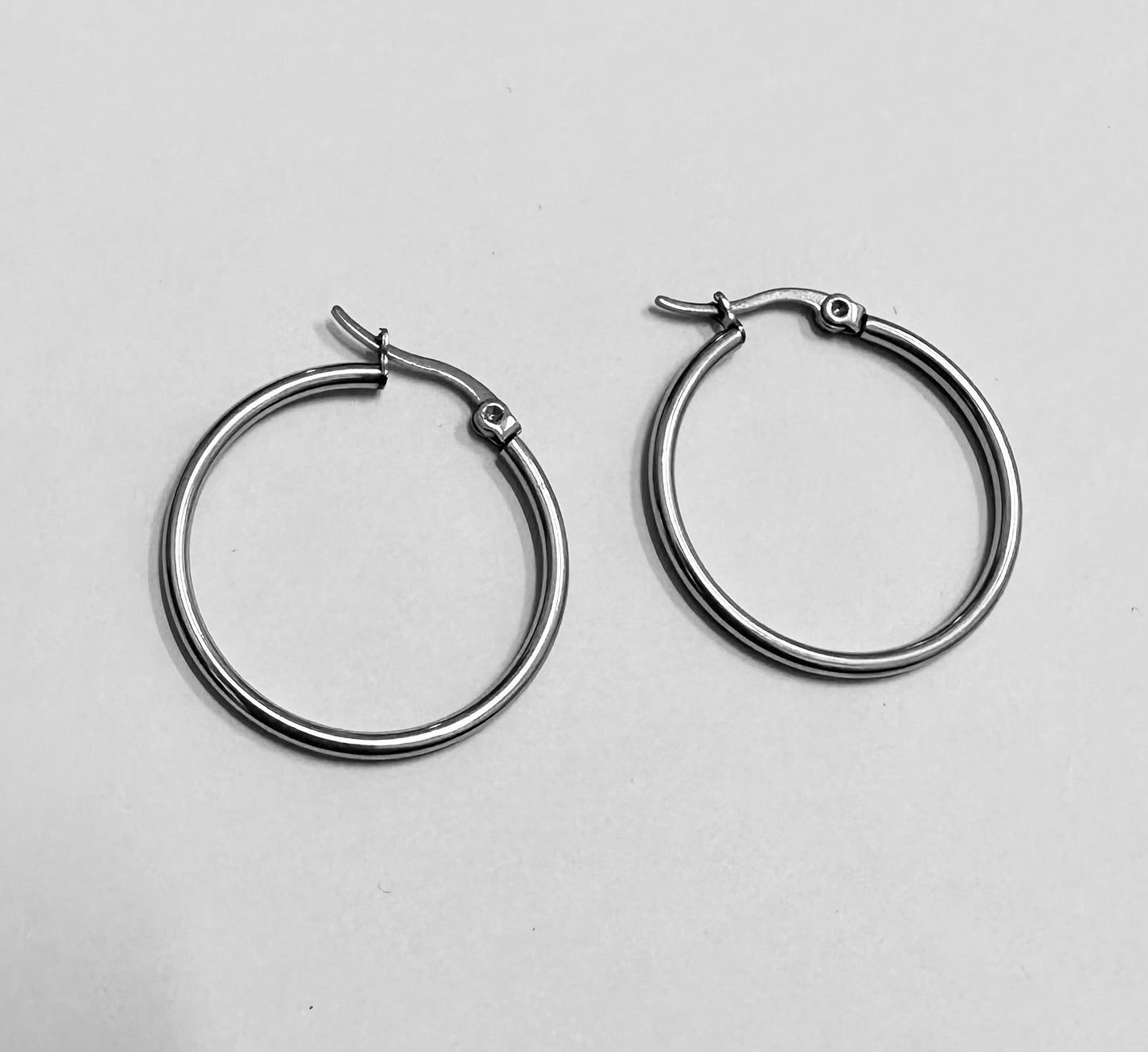 Orecchini Cerchio Acciaio