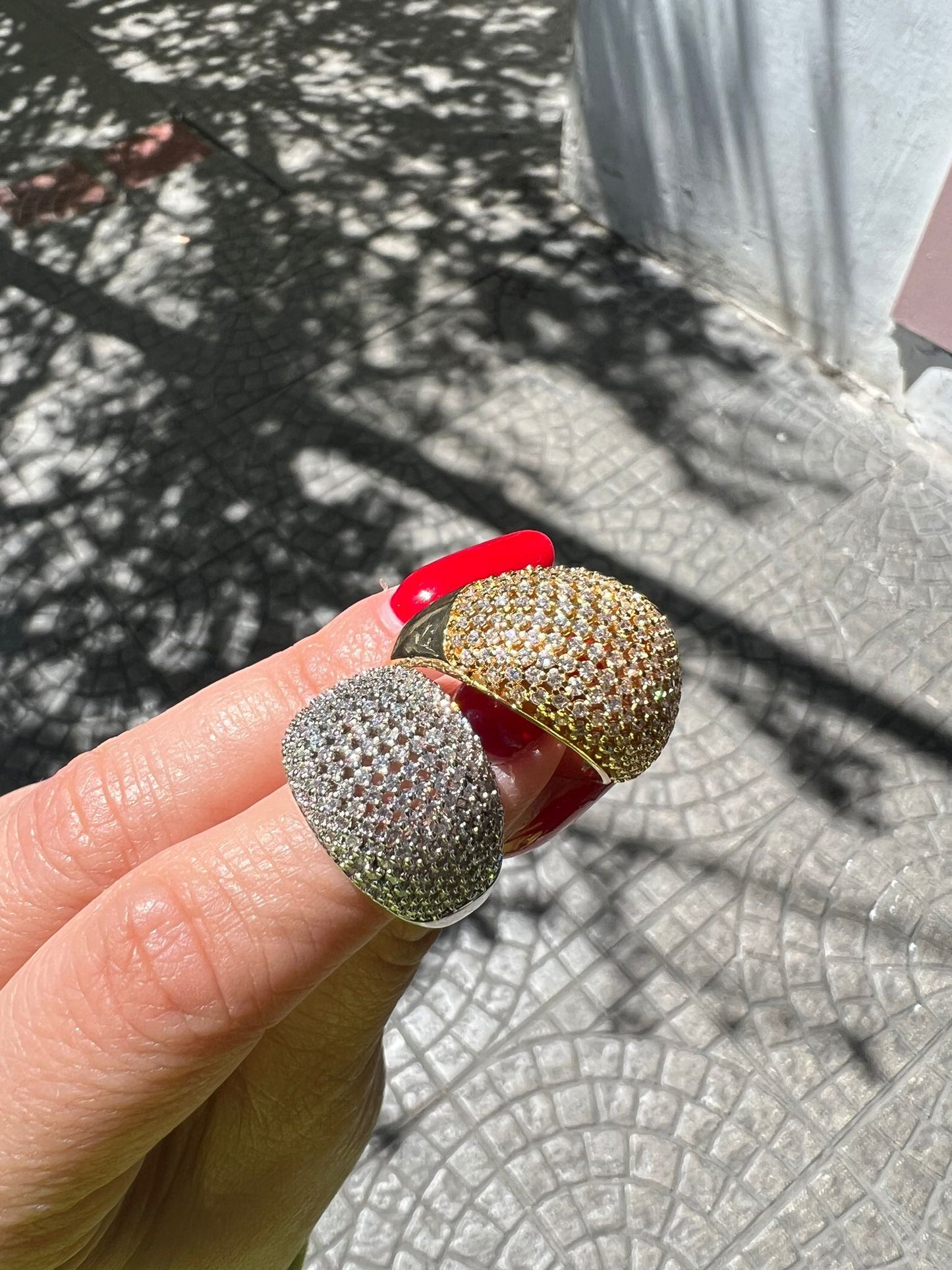 ANELLO FEDONE PAVEE RODIATO