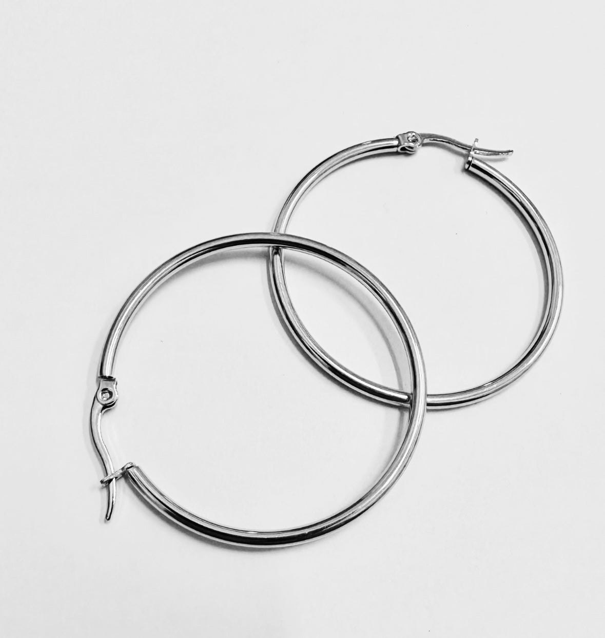 Orecchini Cerchio Acciaio
