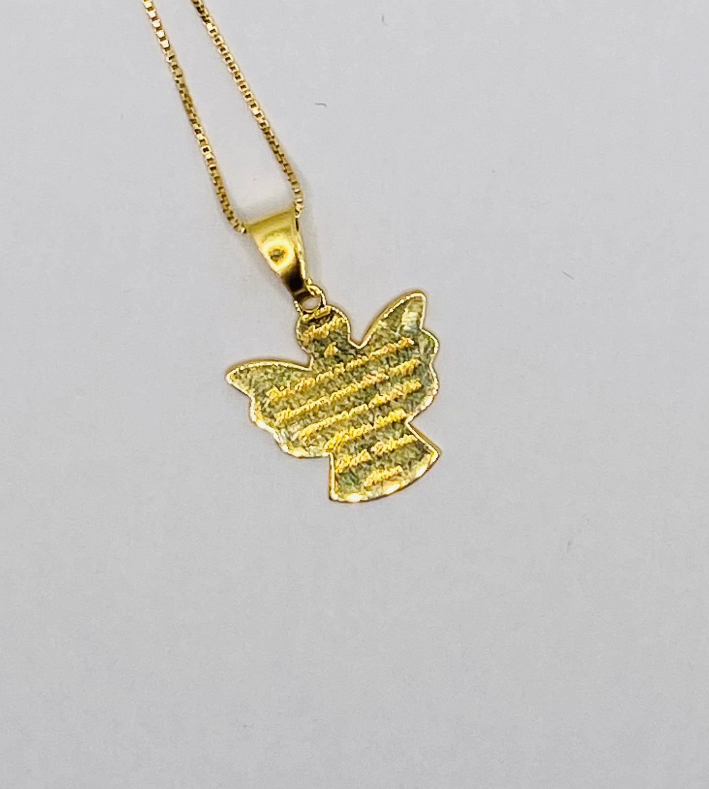 Collana Angelo Di Dio Argento Dorato