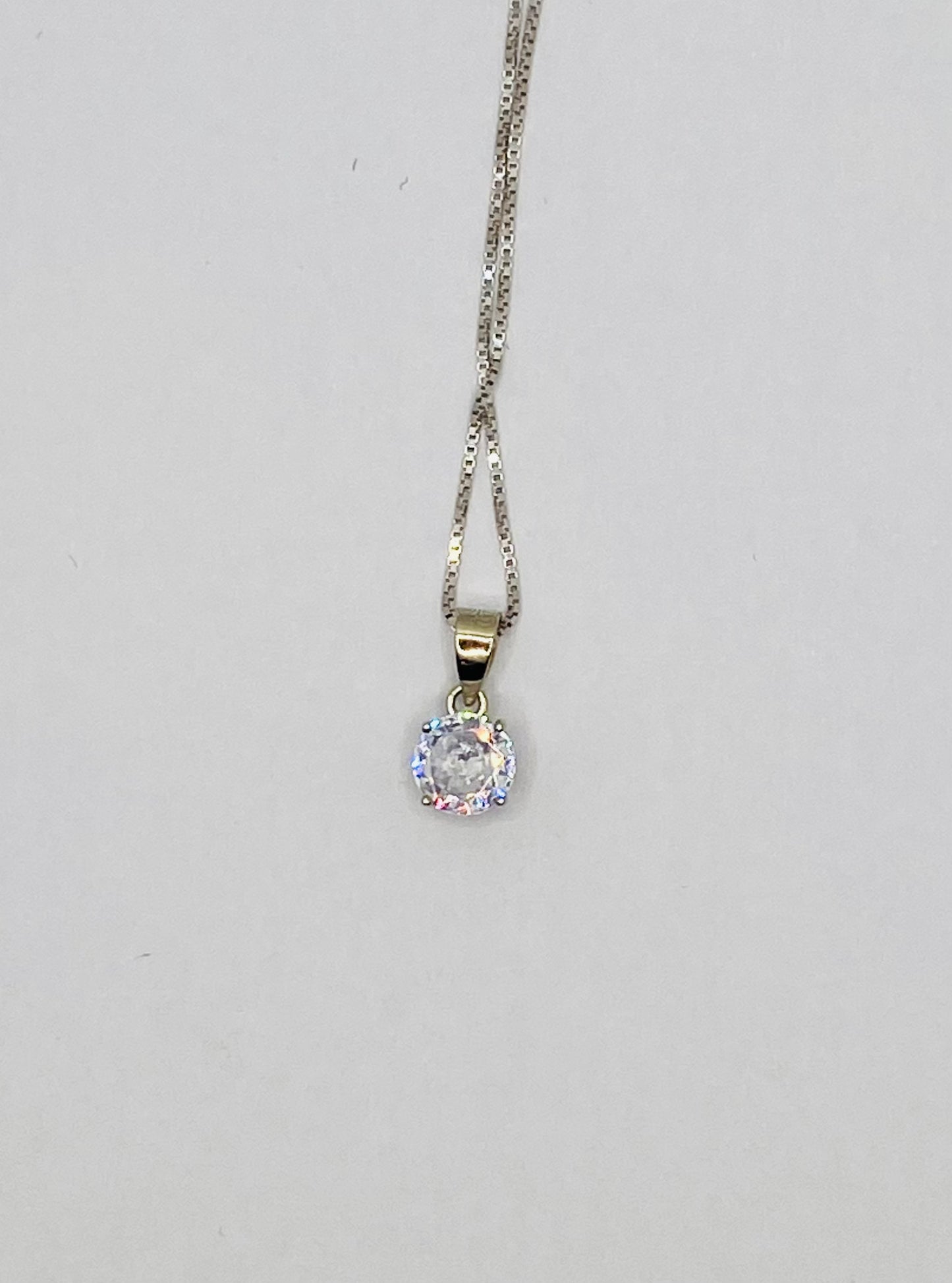 Collana Punto Luce Argento 925 Rodiato