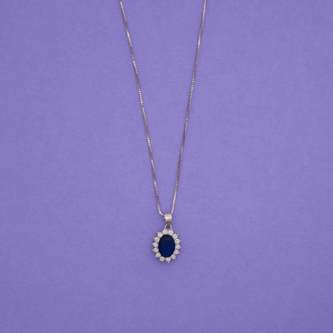 Collana Kate pietra Blu argento 925