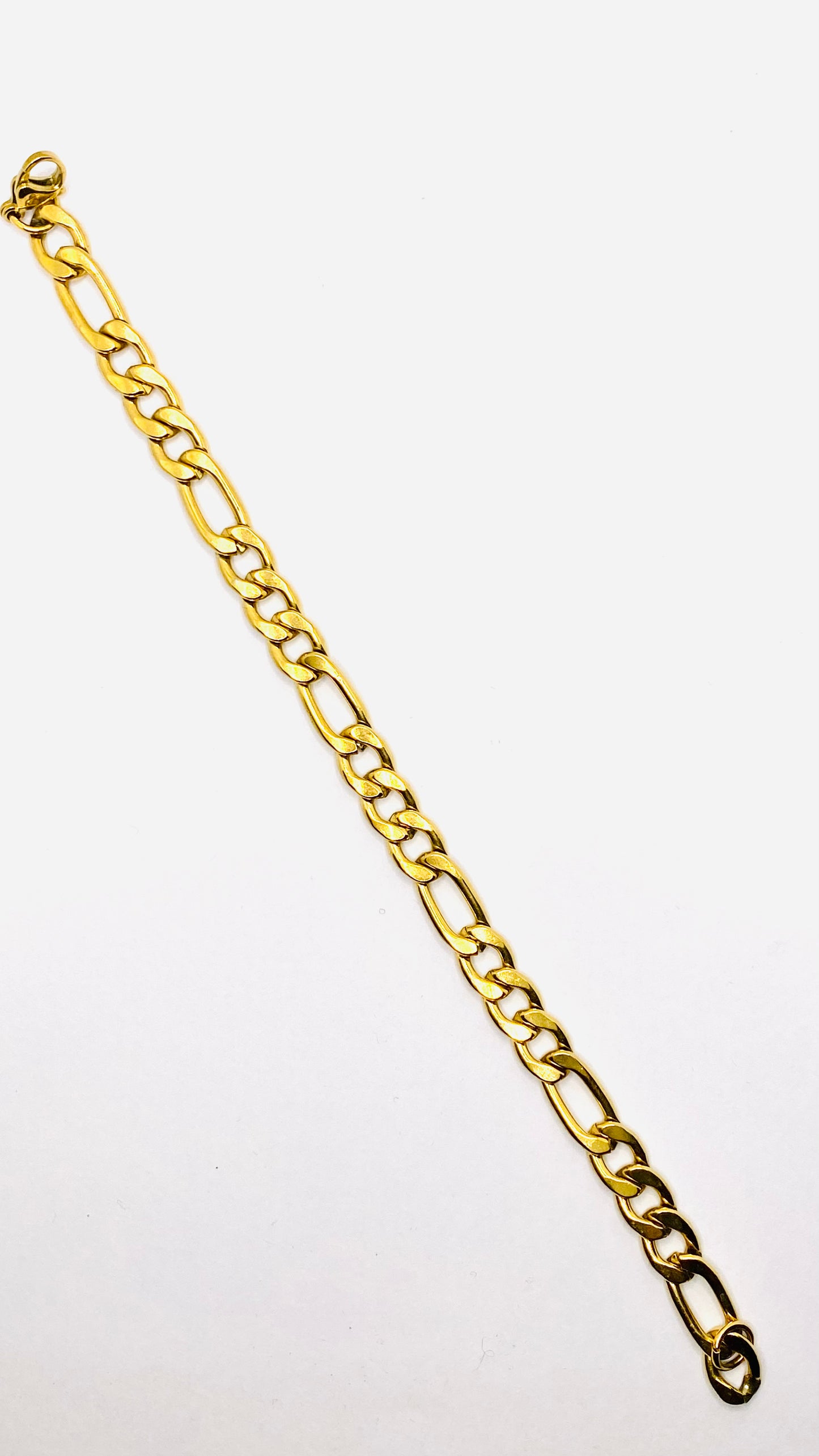 Bracciale 3+1 acciaio dorato