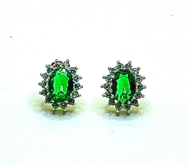 Orecchini Kate Argento 925 Verde