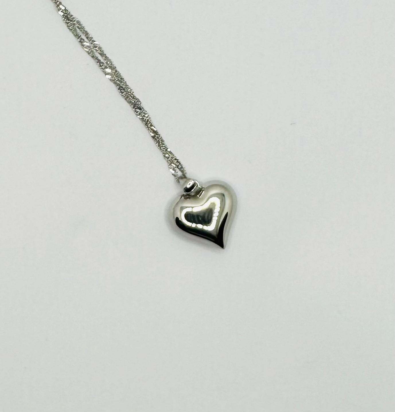 Collana Cuore Acciaio