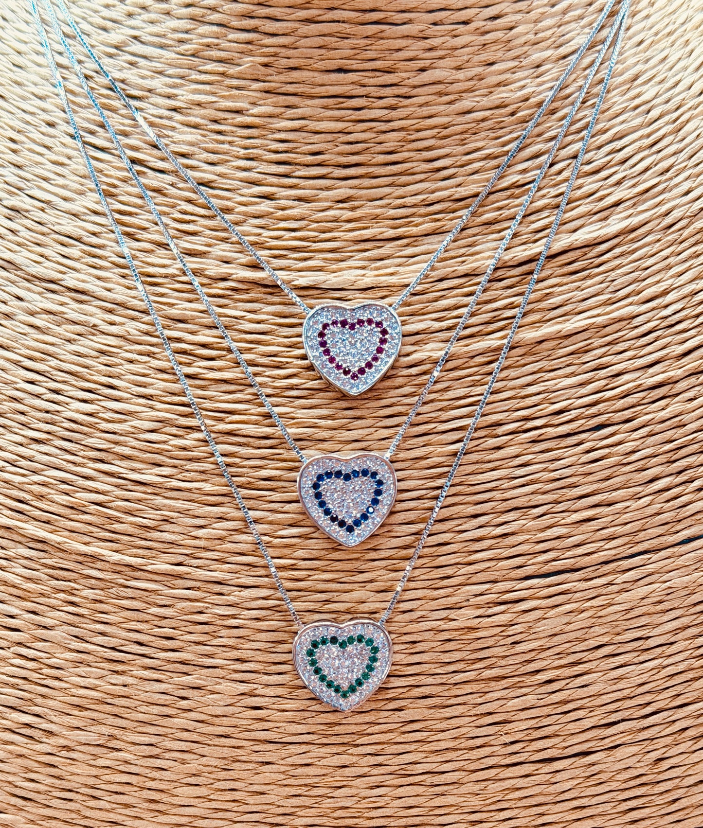 Collana con Cuore zirconato